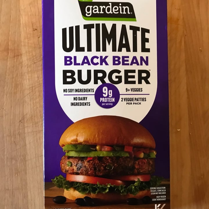 photo of Gardein Ultimate Black Bean Burger shared by @lynno on  18 Oct 2022 - review