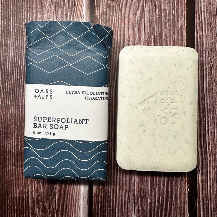 photo of Oars + Alps Superfoliant Bar Soap shared by @berryveganplanet on  06 Dec 2022 - review