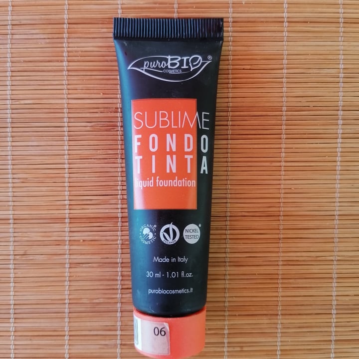 review photo of PuroBIO Cosmetico Fondotinta Sublime N. 6 shared by @fmereu on 23 Jun 2022 - review