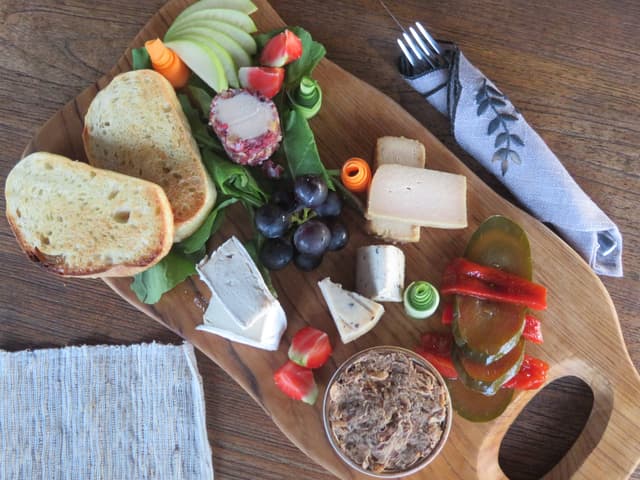 Photo of the dish “TreeNut Cheezery Aged Cheezeboard”