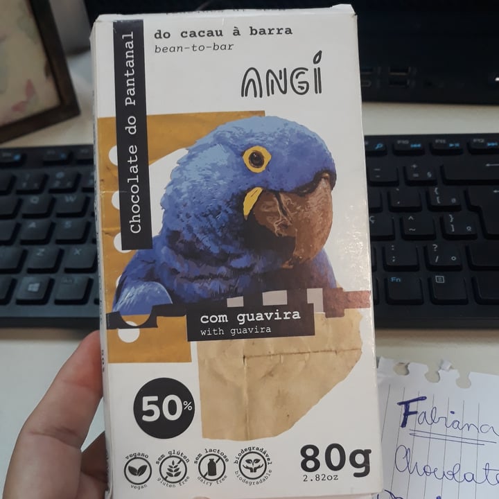 review photo of Angi Do Cacau A Barra chocolate 50% com guavira shared by @fabiana044 on 11 May 2022 - review