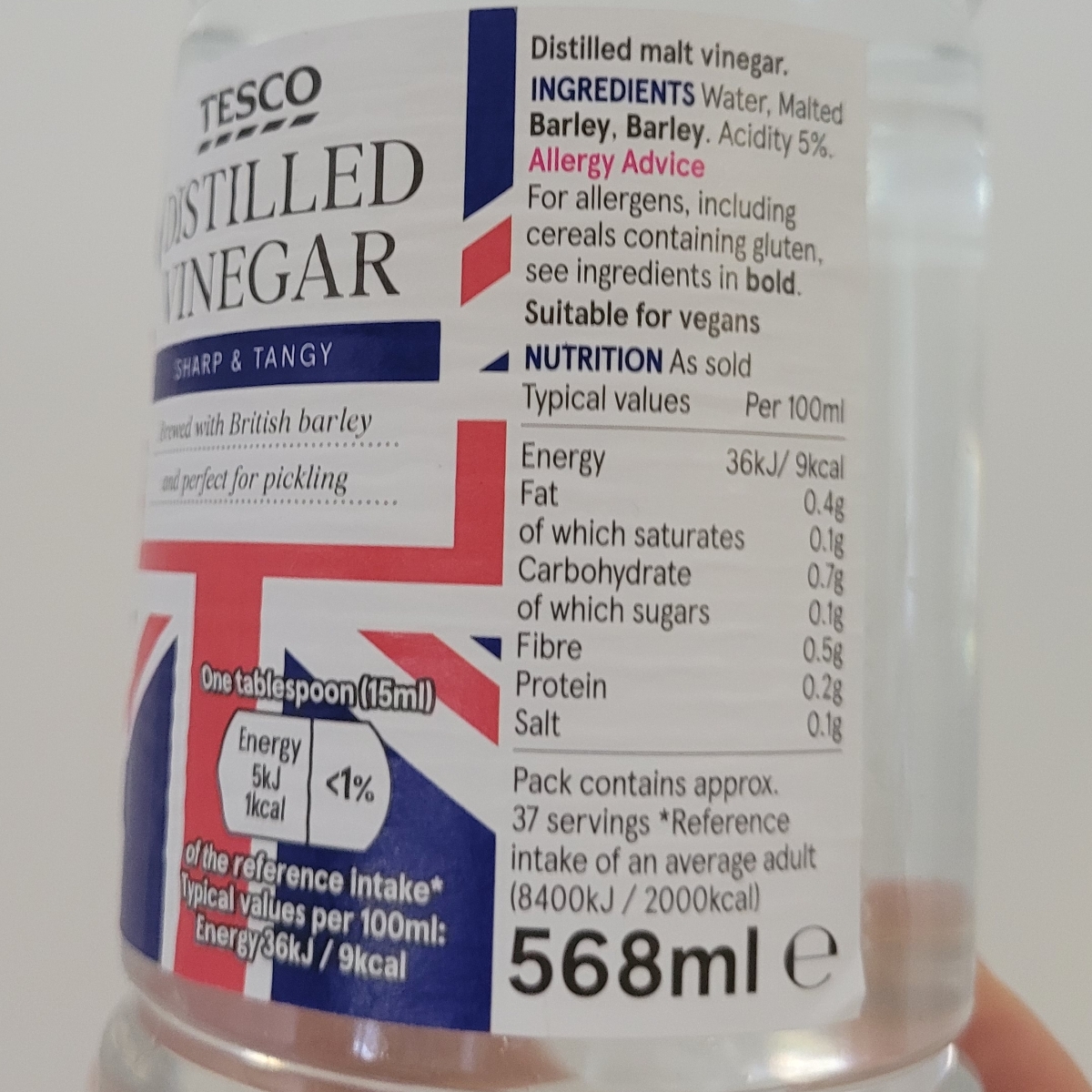 Tesco distilled vinegar Reviews abillion