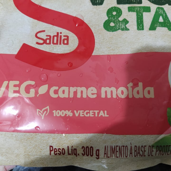 photo of Carne moída Vegetal Carne Moida Vegetal shared by @alinelomeu on  03 Jun 2022 - review