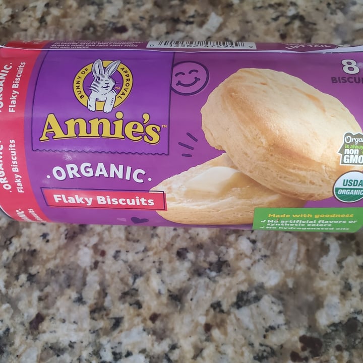 photo of Annie’s Annie's Organic Flaky Biscuits shared by @donnaeatsplants1st on  10 Dec 2021 - review