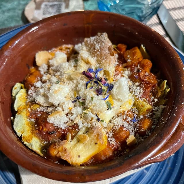 Foto del plato “Lasagna Di Carasau”