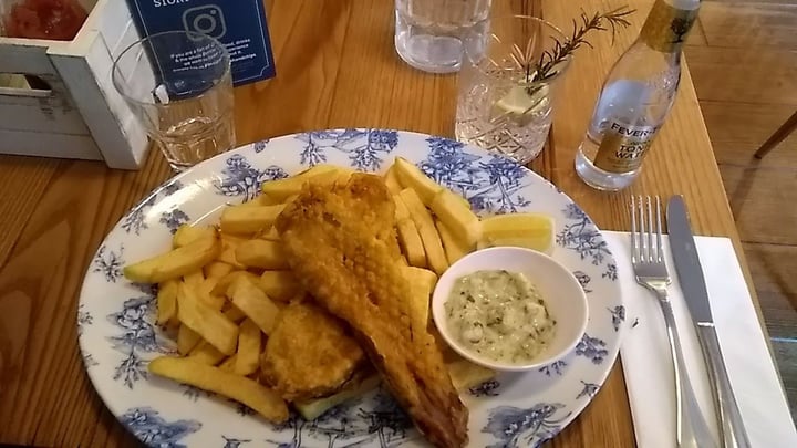 photo of Bertie's Proper Fish & Chips Vegan Fish and Chips shared by @holly on  21 Feb 2019 - review