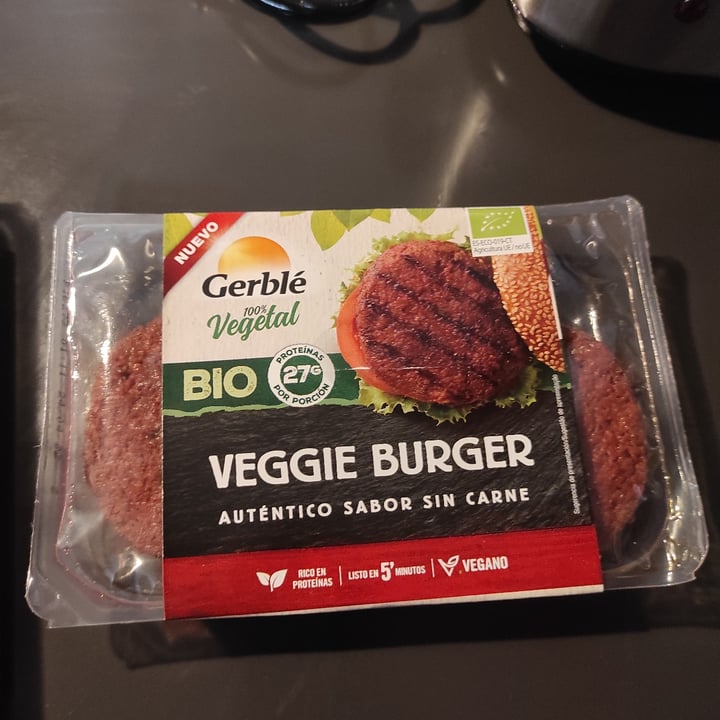 photo of Gerblé Veggie burger shared by @robertosauvage on  28 Feb 2022 - review