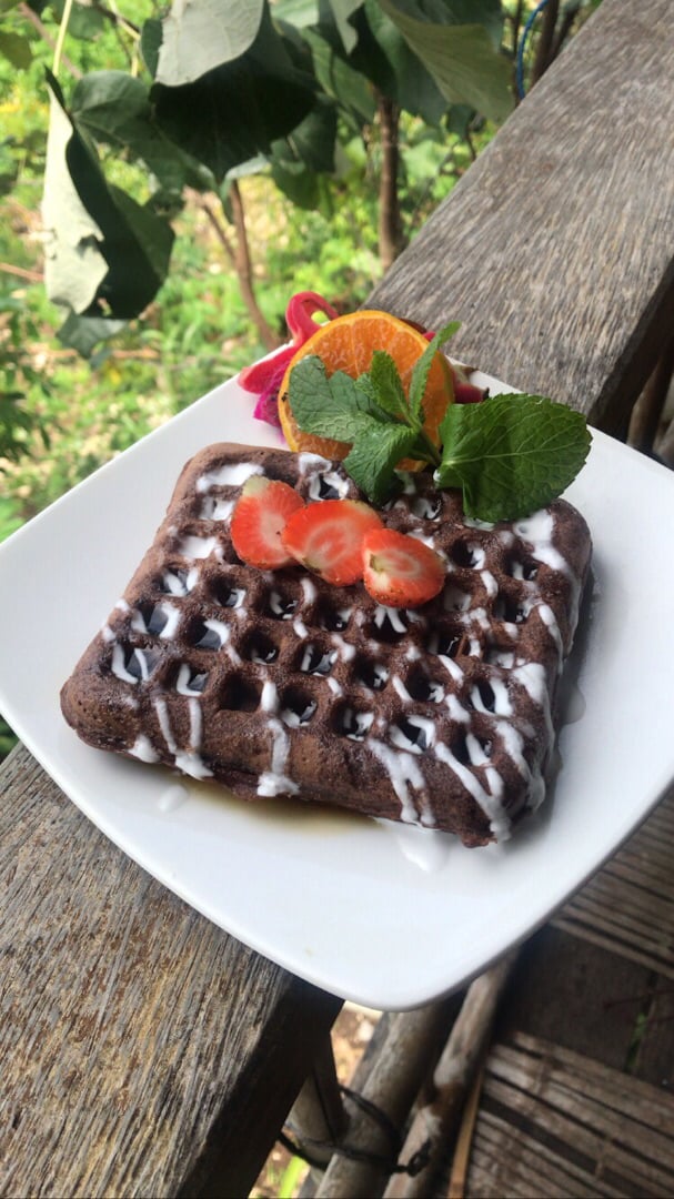 review photo of Vegan Soul Kitchen Chocolate waffle shared by @yolcsita on 07 Mar 2020 - review