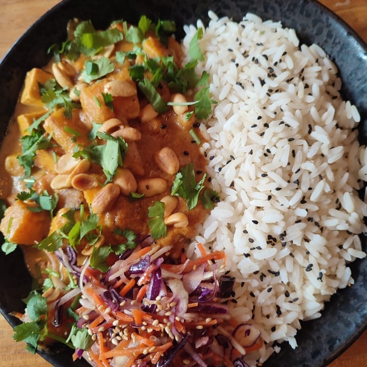 photo of SOIL VEGAN CAFE Peanut curry shared by @felice on  01 Apr 2022 - review