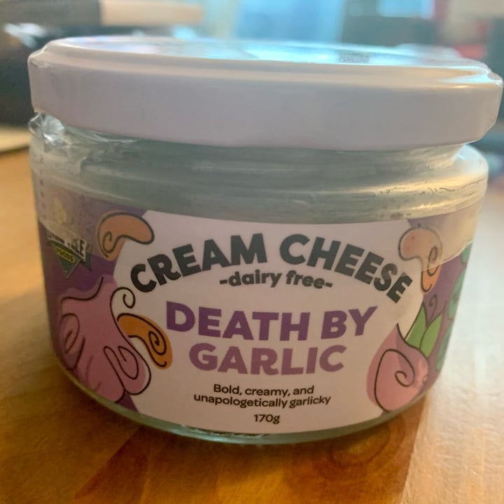 photo of Living Tree Foods Death by Garlic Cream Cheeze shared by @lauriemayb on  29 May 2022 - review