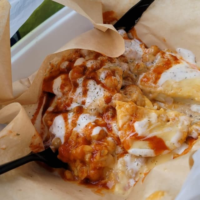 菜肴“Buffalo Pierogies”的照片