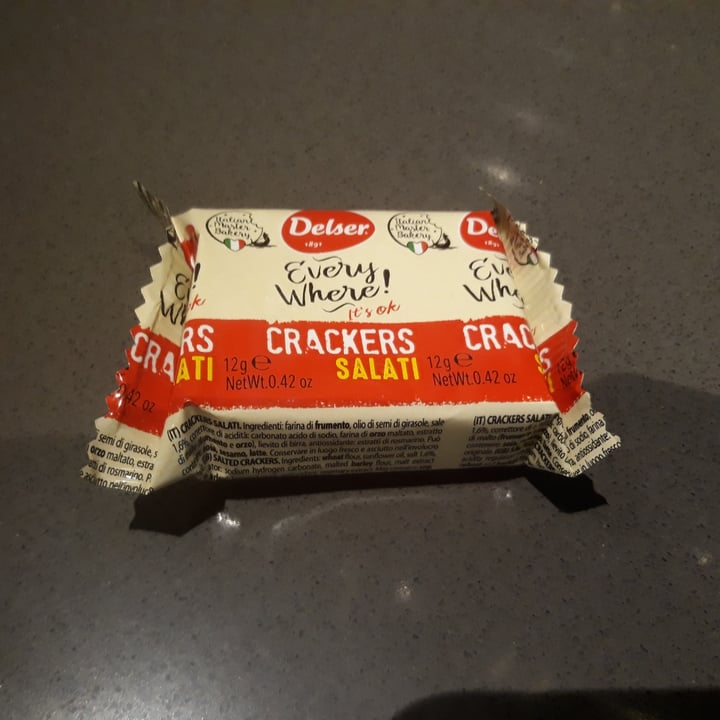 photo of Delser Crackers salati shared by @ilaria9105 on  23 Oct 2021 - review
