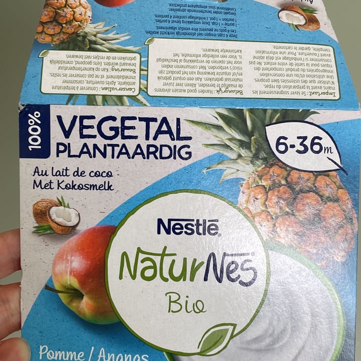 review photo of Nestlé Naturnes Bio Pomme Ananas shared by @camueller on 03 May 2022 - review