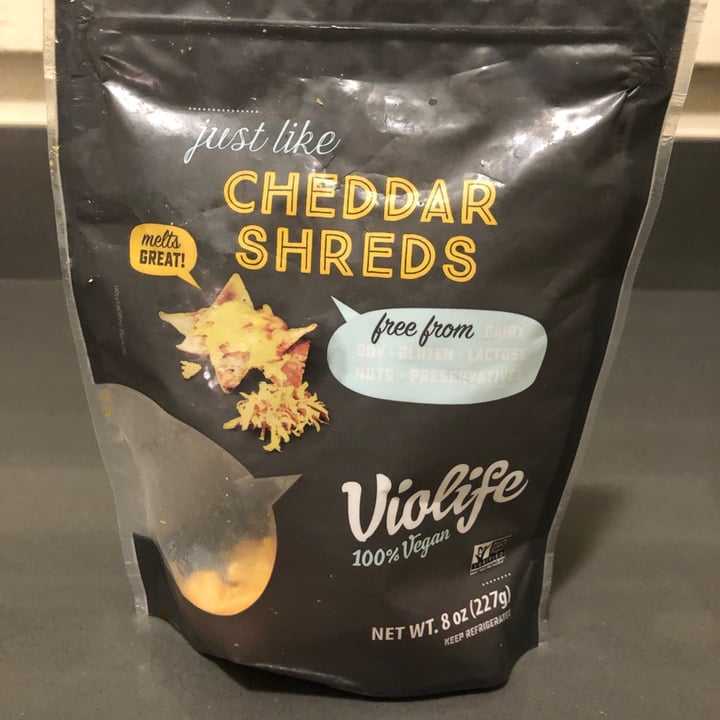 photo of Violife Cheddar Shreds shared by @ladylindseybee on  07 Jul 2021 - review