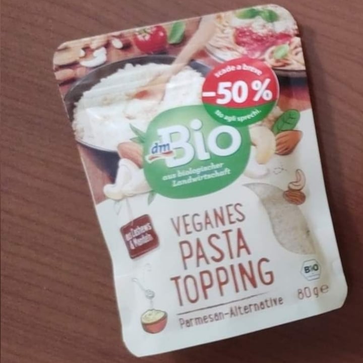 photo of dmBio Veganes Pasta Topping shared by @lallascarrone on  17 Aug 2022 - review