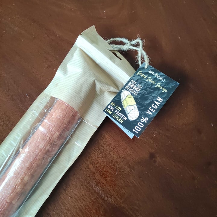 photo of Happy V Planet Vegan Hardwood Smoked Salami shared by @goretta on  06 Apr 2022 - review