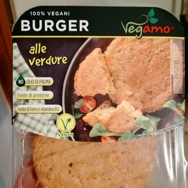 photo of Vegamo Burger alle verdure shared by @itstheveggievet on  07 Dec 2021 - review