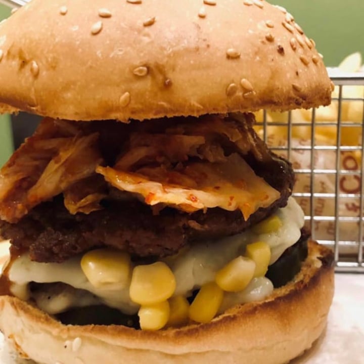 review photo of Nature Cafe Kimchi Beyond Meat Burger shared by @kristenchng on 31 Aug 2020 - review