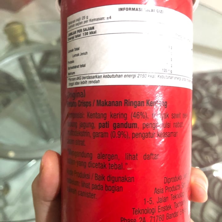 review photo of Pringles Pringles Original shared by @ndyct on 24 May 2020 - review