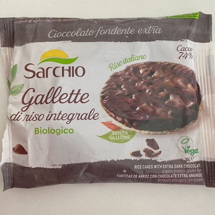 photo of Sarchio Gallette Di Riso Integrale e Cioccolato Fondente shared by @khalac on  08 Mar 2022 - review