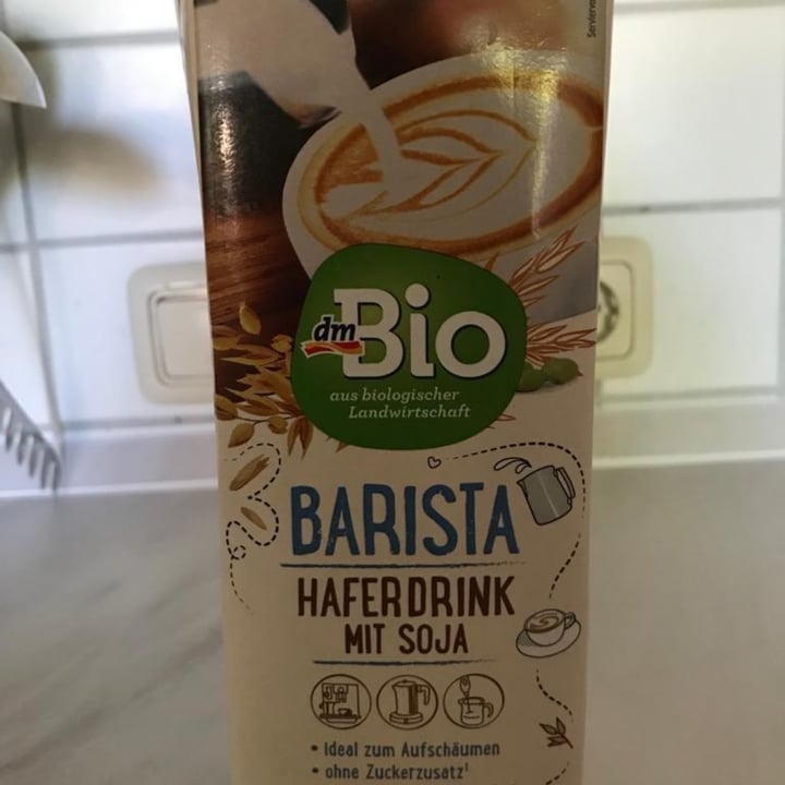 review photo of dmBio Barista Haferdrink mit Soja shared by @tabacchi on 12 Jun 2022 - review