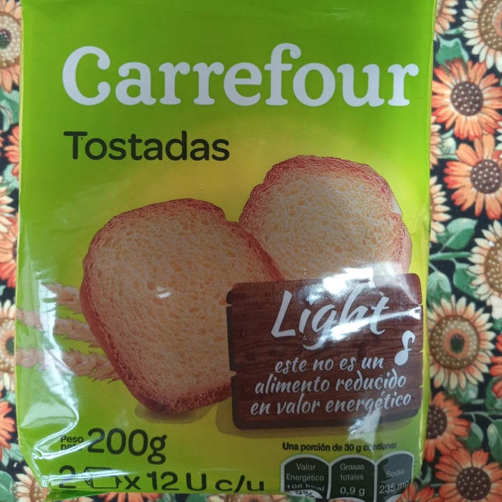 photo of Carrefour Tostadas light shared by @nadiramos on  13 Nov 2021 - review