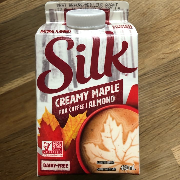 photo of Silk Creamy Maple Almond for coffee shared by @leafinthechinook on  03 Mar 2022 - review