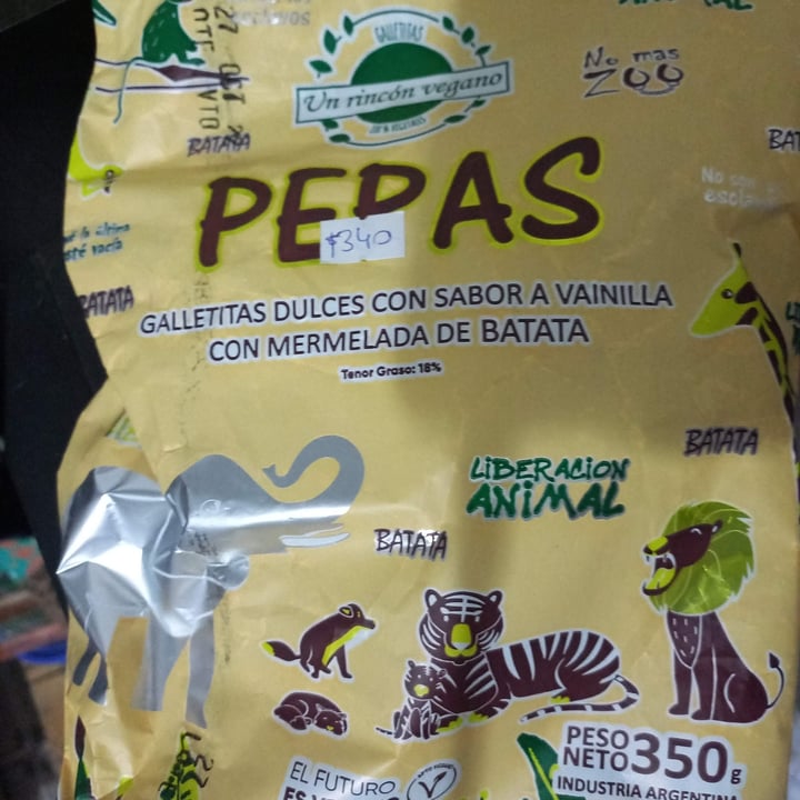 review photo of Un Rincón Vegano Galletas Pepas de Vainilla con Batata shared by @lunangulos on 09 Sep 2022 - review