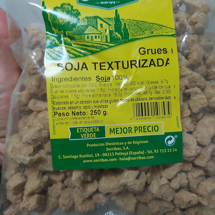 photo of Sorribas Soja texturizada gruesa shared by @sandraliliana on  11 Mar 2021 - review