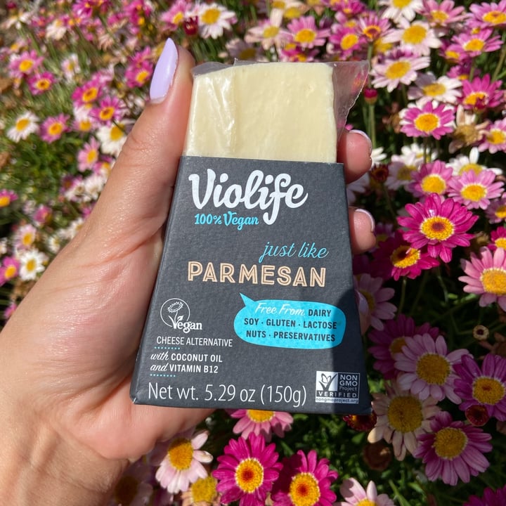photo of Violife Just Like Parmesan Wedge shared by @hannahasher on  24 Apr 2022 - review