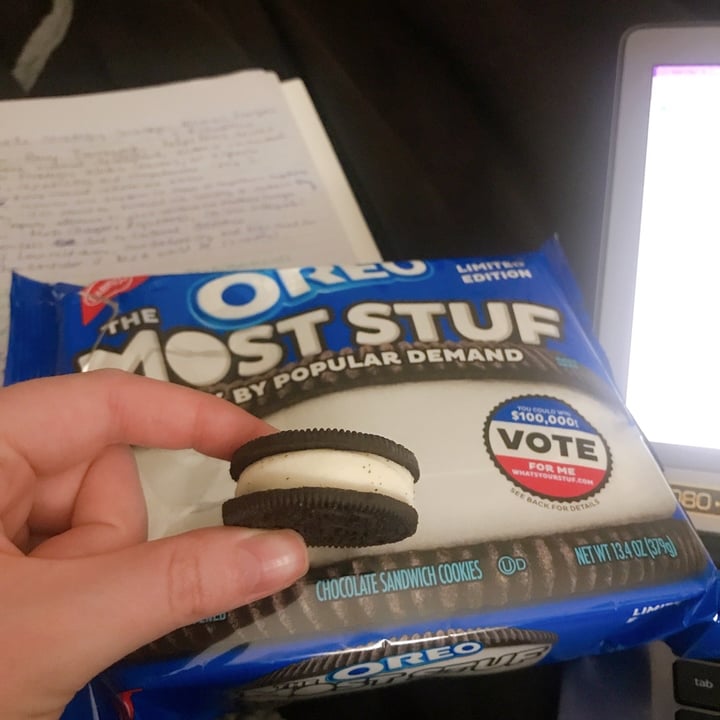 photo of Nabisco The Most Stuf Oreo shared by @kdobson93 on  15 Mar 2020 - review