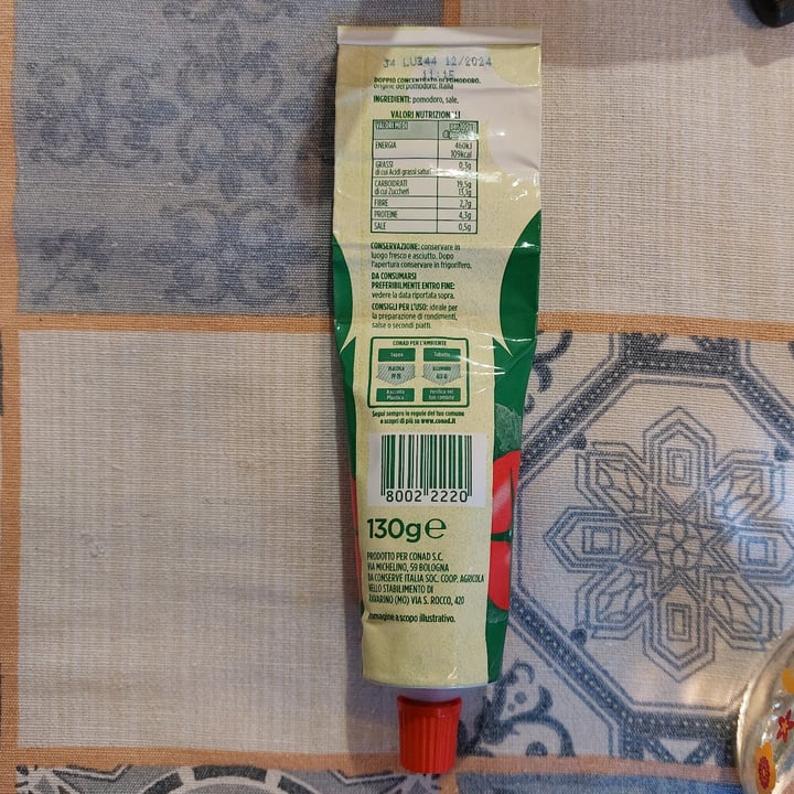 review photo of Conad Doppio concentrato Di Pomodoro shared by @valcor on 05 Apr 2022 - review