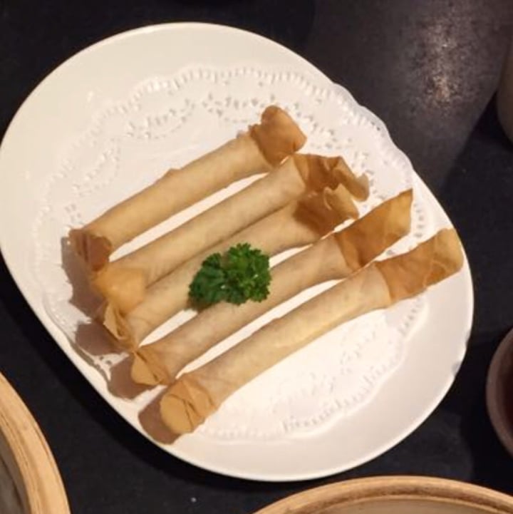 photo of Din Tai Fung Yam paste wrapped in crispy spring roll shared by @vanessaainsley on  19 Apr 2020 - review