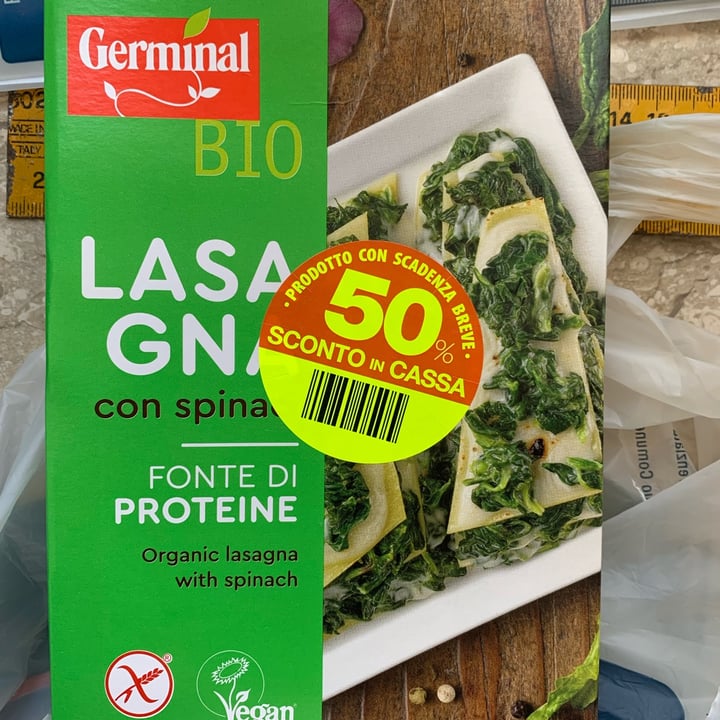 photo of Germinal Bio Lasagna Con Spinaci shared by @sabrinamarangoni on  19 Sep 2022 - review