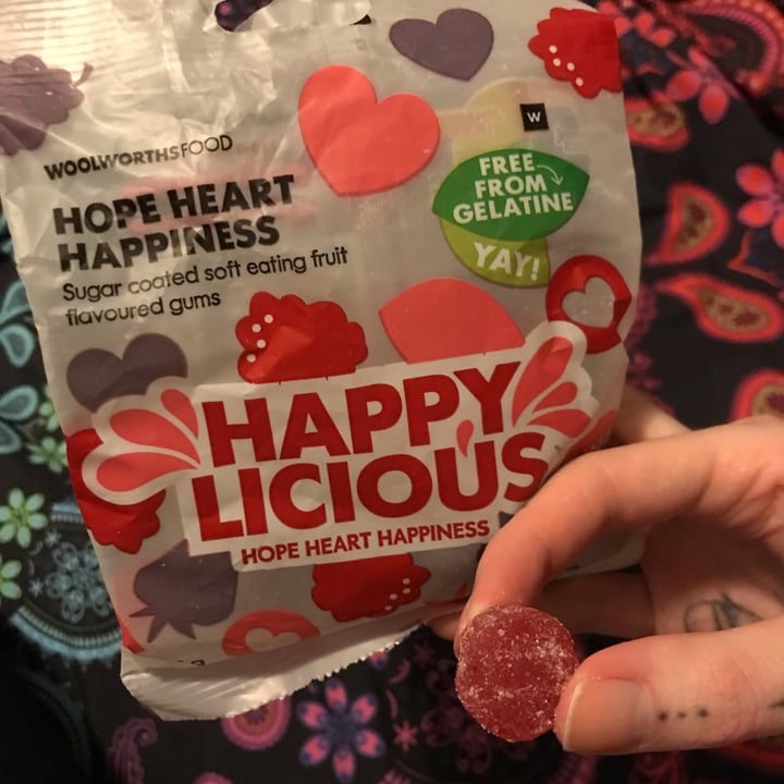 photo of Woolworths Food Happylicious Hope Heart Happiness shared by @skybadger on  24 Mar 2022 - review