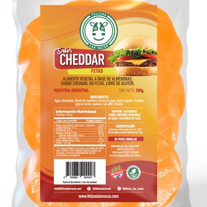 review photo of Felices Las Vacas Queso Cheddar en Fetas shared by @luli97 on 26 Aug 2021 - review