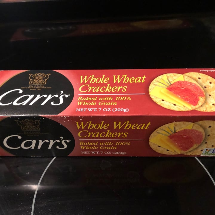 photo of Carr's® Carr’s whole wheat crackers shared by @cannonball on  20 Dec 2020 - review
