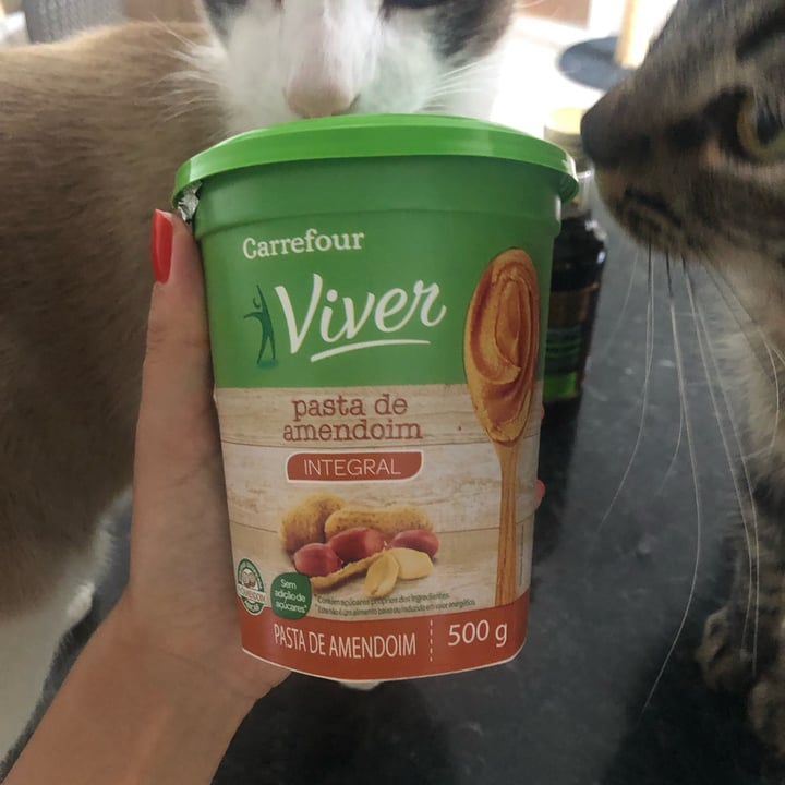 photo of Carrefour Viver bem Pasta De Amendoim shared by @marinasrezende on  16 May 2022 - review