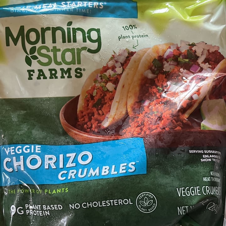 photo of MorningStar Farms Veggie Chorizo Crumbles shared by @kristin548 on  17 Jul 2022 - review