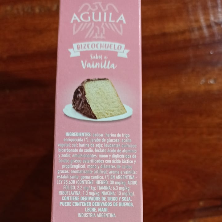 photo of Aguila Bizcochuelo Sabor Vainilla shared by @_anahisa on  19 Aug 2021 - review