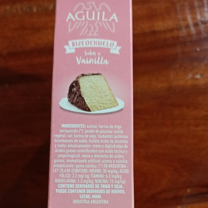 review photo of Aguila Bizcochuelo Sabor Vainilla shared by @_anahisa on 19 Aug 2021 - review