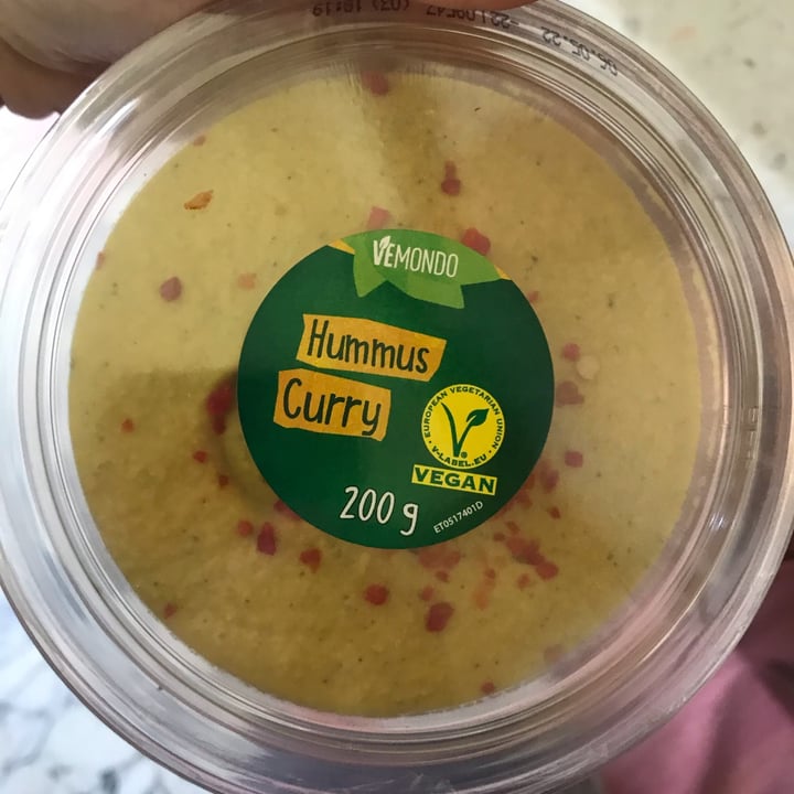 review photo of Vemondo Hummus Curry shared by @iosonouna on 19 Apr 2022 - review