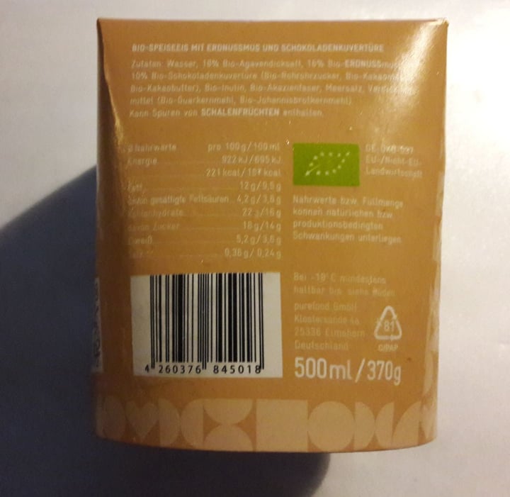 review photo of Lycka Lycka Eis - Erdnuss Chocolate Split shared by @hamburgerdeern91 on 15 Feb 2020 - review