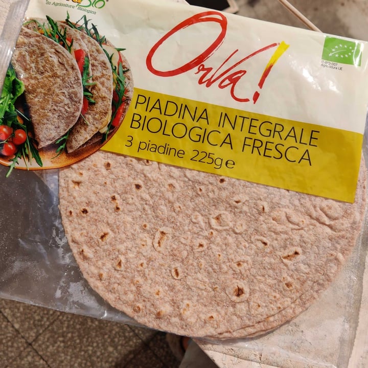 photo of Orva Piadina Integrale Biologica shared by @vegverdiana on  06 Oct 2022 - review