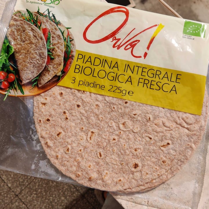 review photo of Orva Piadina Integrale Biologica shared by @vegverdiana on 06 Oct 2022 - review