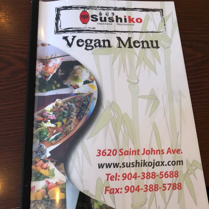 photo of Sushiko Japanese Restaurant Vegan Sushi shared by @bveggie on  20 Jul 2018 - review