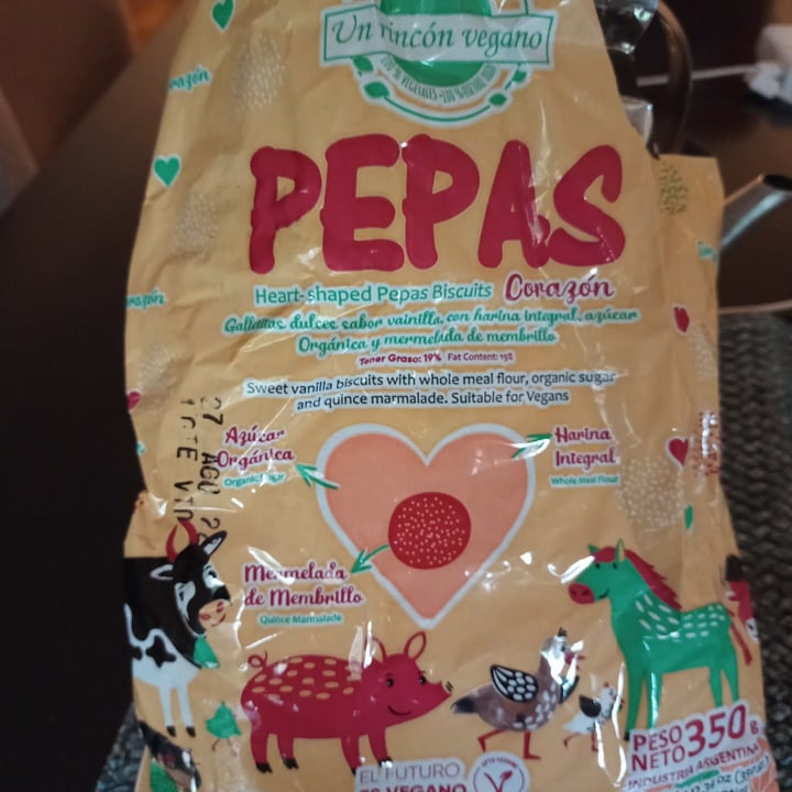 review photo of Un Rincón Vegano Pepas de Corazon Galletitas Dulces con Sabor a Vainilla con Harina Integral, Azucar Organica y Mermelada de Membrillo shared by @daiii29 on 03 Feb 2022 - review