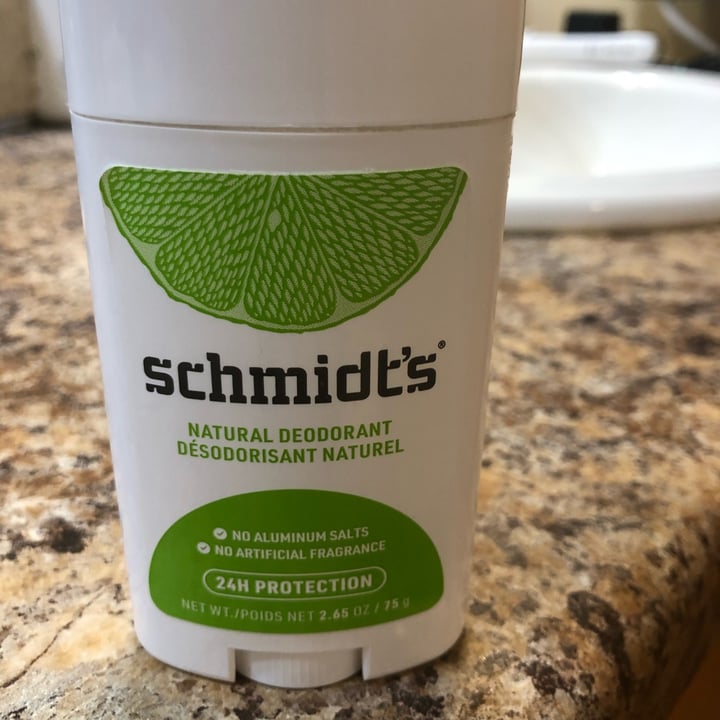 review photo of Schmidt's Bergamot + Lime Natural Deodorant Stick shared by @persch on 21 Jan 2022 - review