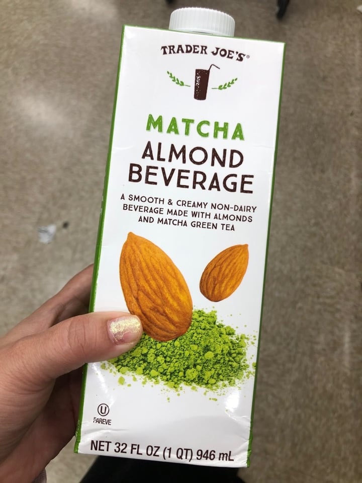 review photo of Trader Joe's Matcha Almond Beverage shared by @tortuguita on 18 Mar 2020 - review