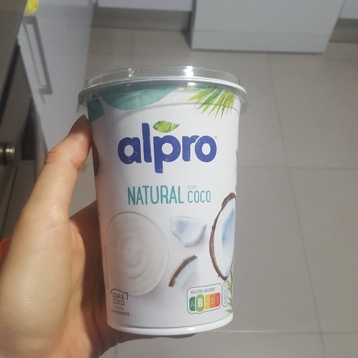 review photo of Alpro Natural Con Coco Yogurt shared by @alicetd on 13 Jan 2022 - review